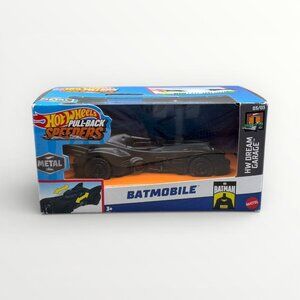 Hot Wheels Pull-Back Speeders Batmobile 1:43 Die-Cast HW Dream Garage New Box